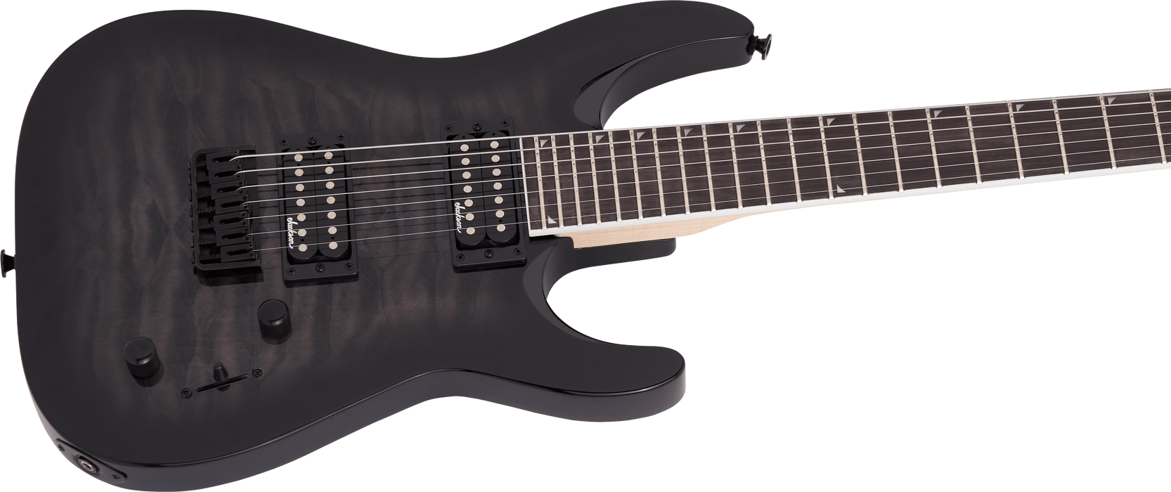 Jackson Dinky Arch Top JS22Q-7 DKA HT - Transparent Black Burst
