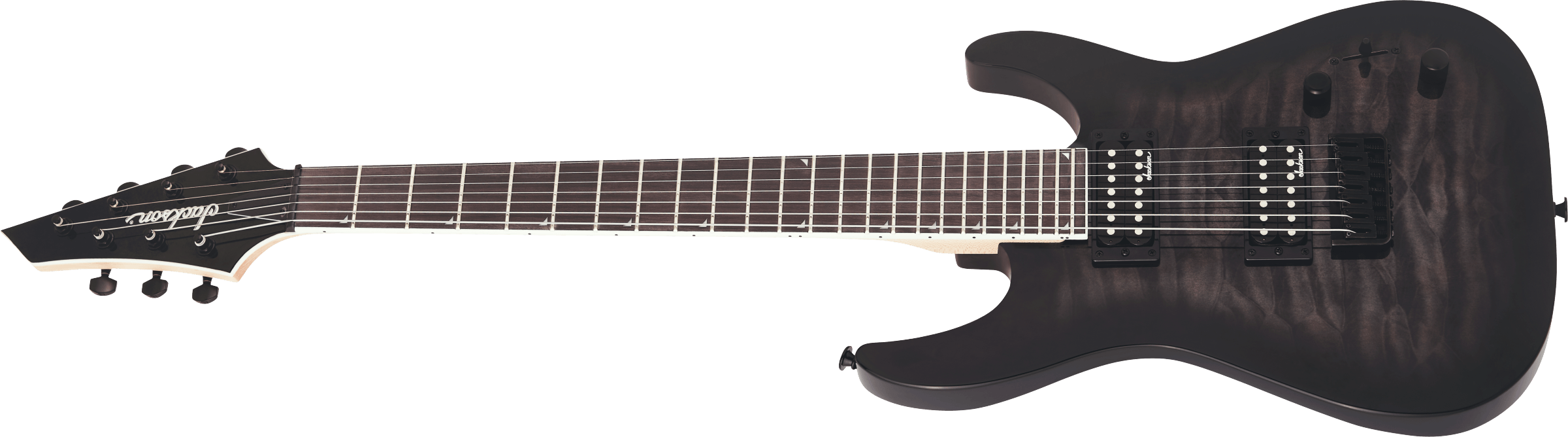 Jackson Dinky Arch Top JS22Q-7 DKA HT - Transparent Black Burst