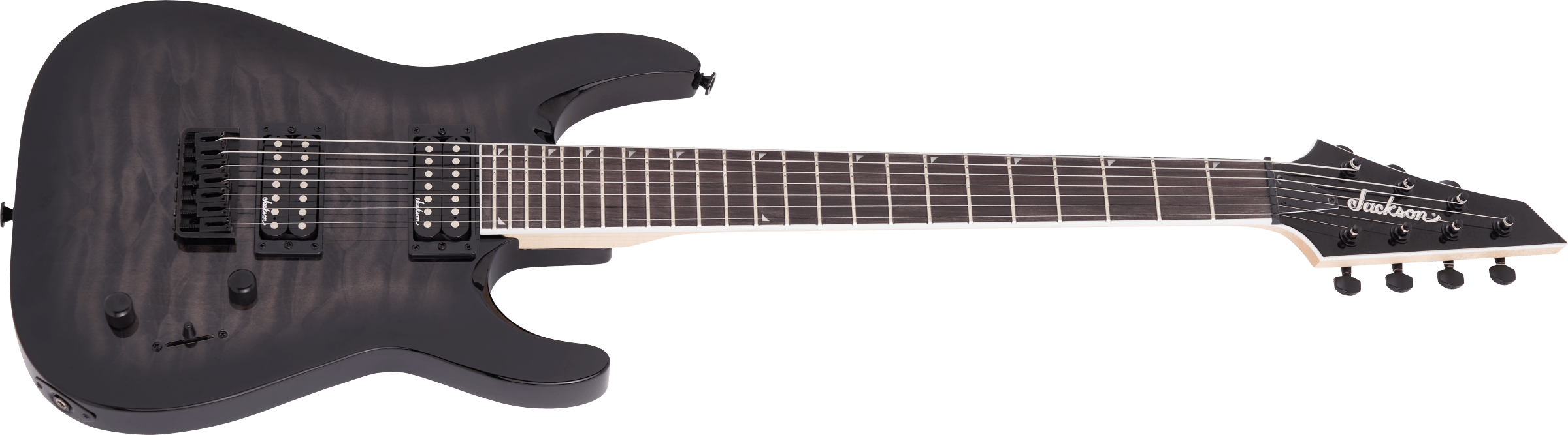 Jackson Dinky Arch Top JS22Q-7 DKA HT - Transparent Black Burst
