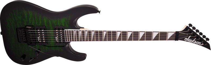 Jackson JS Series Dinky Arch Top JS32Q DKA - Trans Green Burst