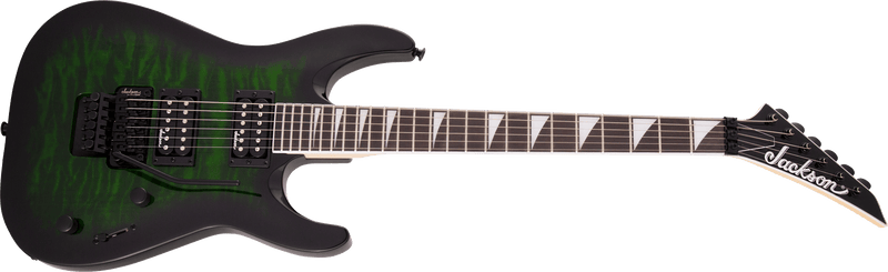 Jackson JS Series Dinky Arch Top JS32Q DKA - Trans Green Burst