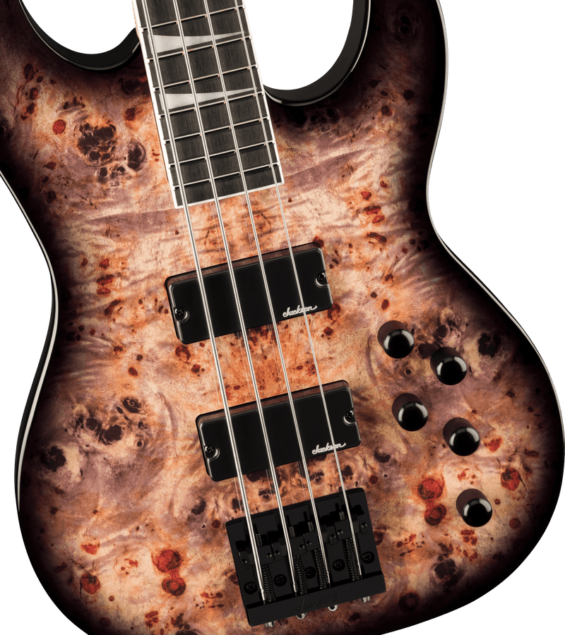 Jackson JS Series Concert Bass CB JS3P Bass - Transparent Black Burst