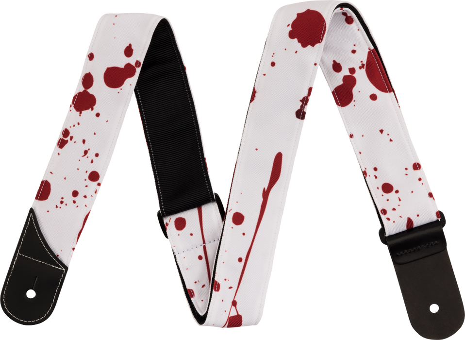 Jackson Splatter Strap - White and Red