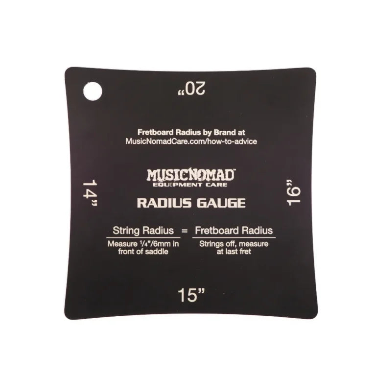 Music Nomad Precision Radius Gauge Set - 2 pack