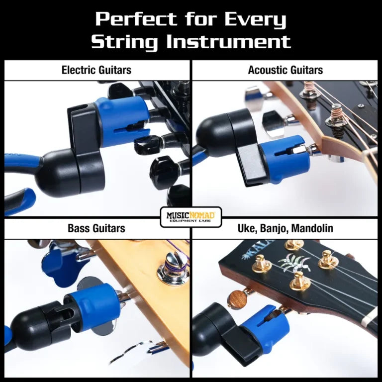 MusicNomad Grip One All-in-one String Winder, Cutter, Puller