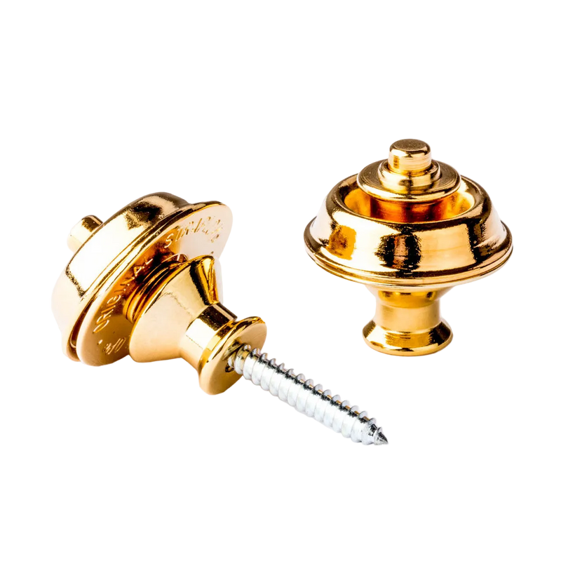 Dunlop Straplok Dual Design Strap Retainer - Gold