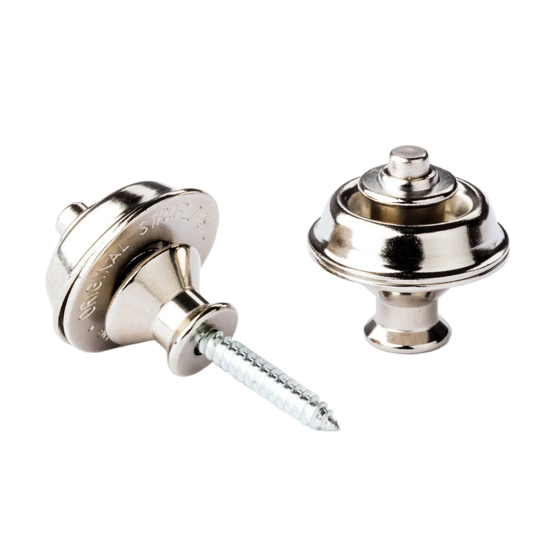 Dunlop Straplok Dual Design Strap Retainer - Nickel
