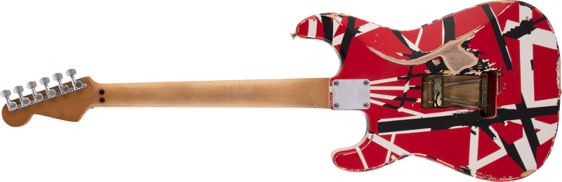 EVH Striped Series Frankenstein Relic - Red / Black / White