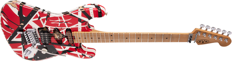 EVH Striped Series Frankenstein Relic - Red / Black / White