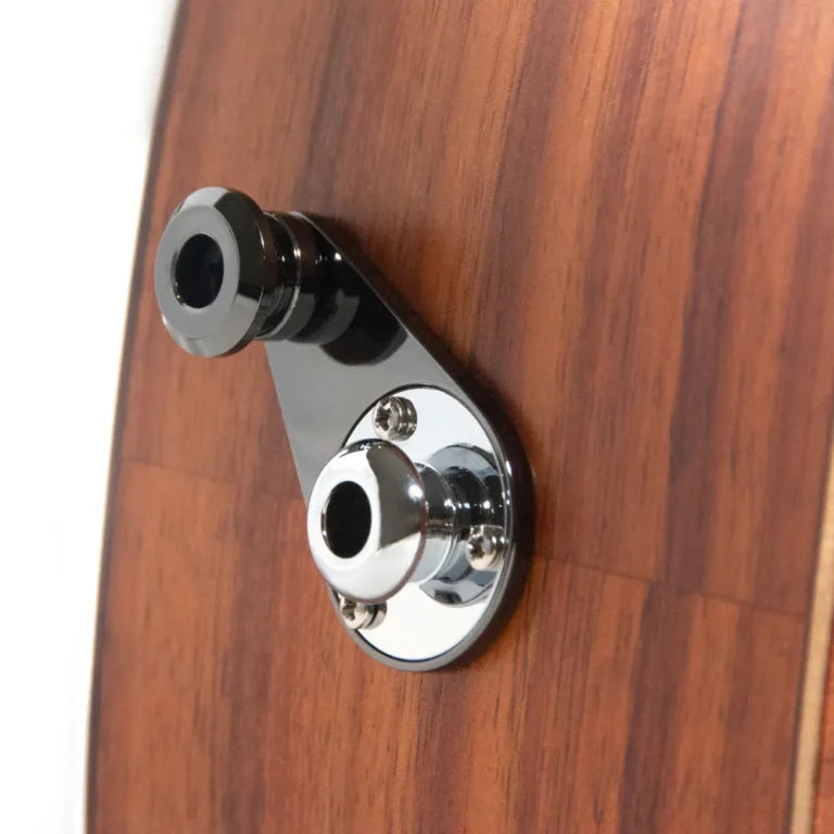 MusicNomad Acousti-Lok Strap Lock Adapter for 3 Screw Output Jack/End Pins