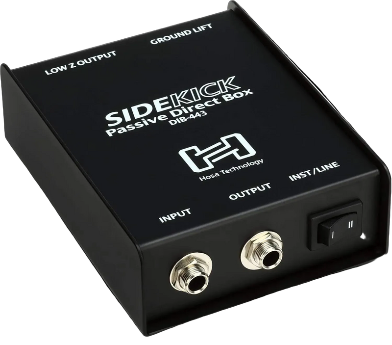 Hosa Sidekick Passive DI Box 1/4 TS to XLR3M