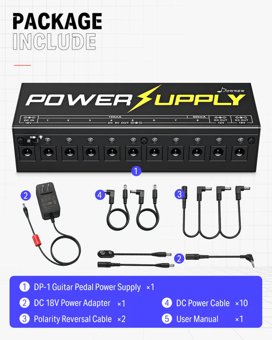 Donner DP-1-10 Power Supply