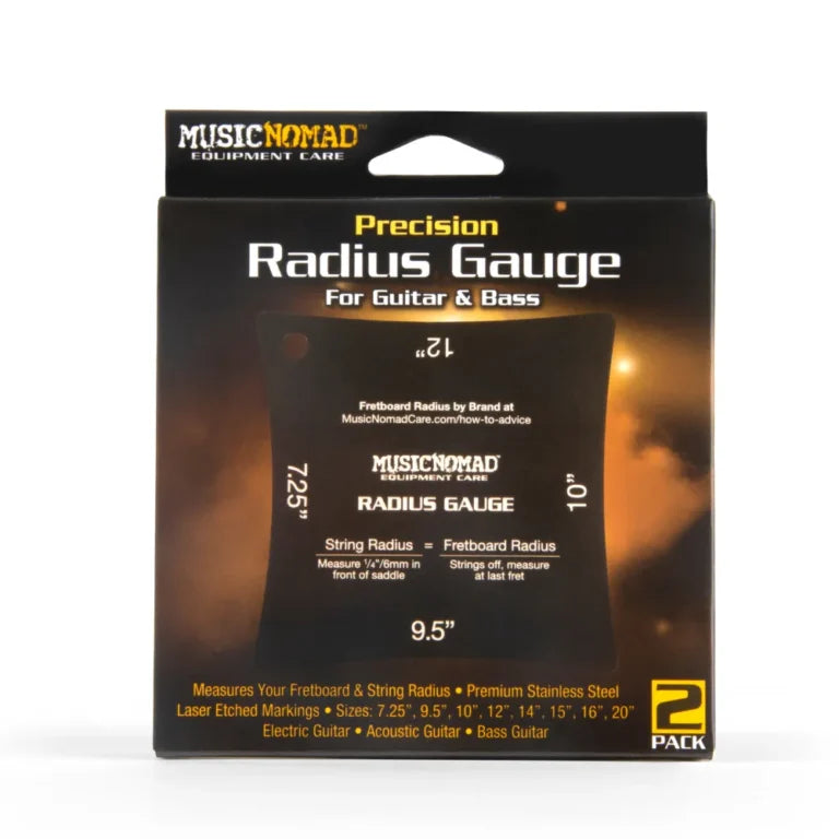 Music Nomad Precision Radius Gauge Set - 2 pack