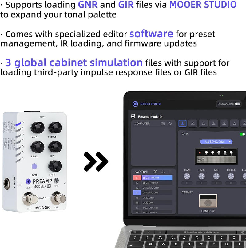 Mooer Preamp Model X2