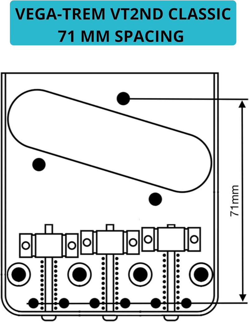 Vega Trem VT2 Classic Tremolo - Without Logo