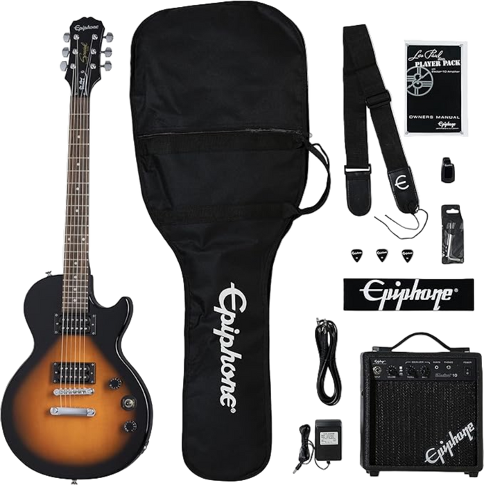 Epiphone Les Paul Electric Guitar Player Pack - Vintage Sunburst