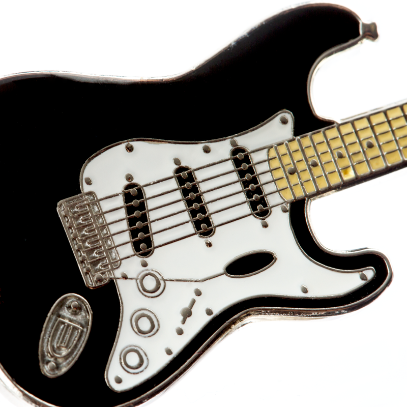 Fender Strat Keychain - Black