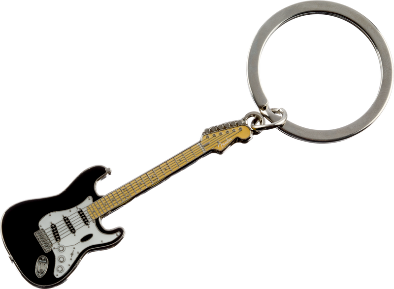 Fender Strat Keychain - Black