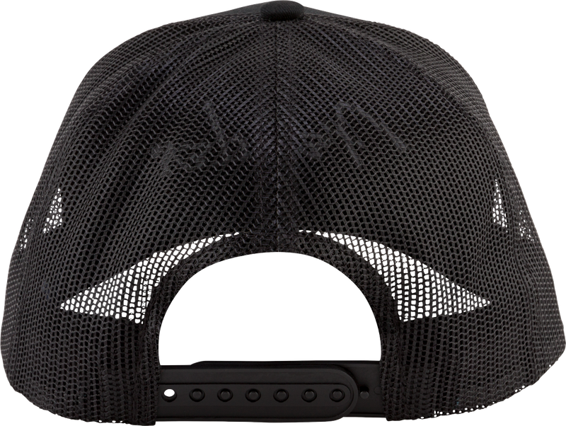 Fender Silver Logo Snapback Hat - Black