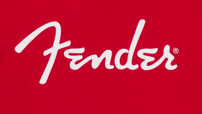 Fender Dakota Red Spaghetti Logo T-Shirt  - Small