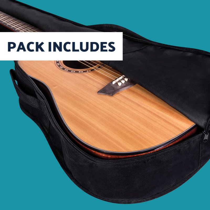 Washburn AD5CEPACK-A Apprentice Dreadnought Acoustic Electric Guitar Pack