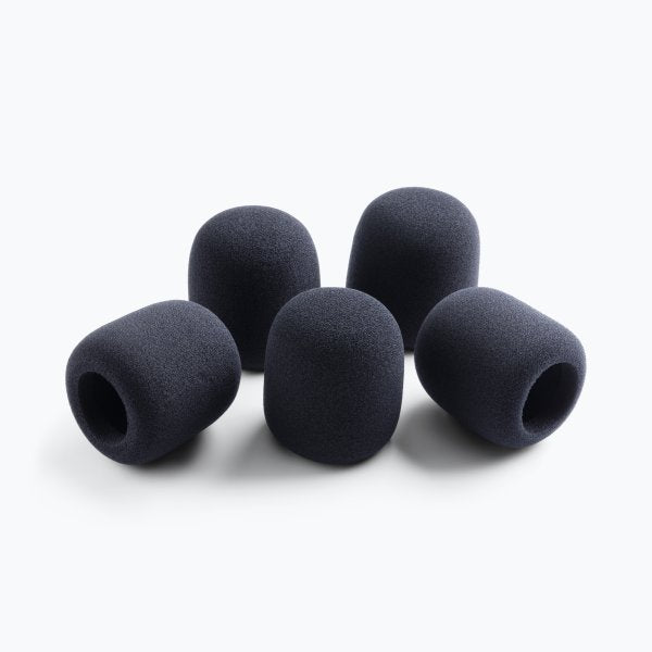 On Stage Black Windscreen 5-Pack