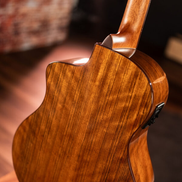 Washburn Vite S9V Bella Tono Studio Cutaway Acoustic Electric - Gloss Charcoal Burst