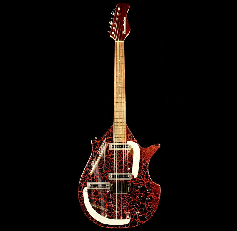 Danelectro Sitar - Red Crackle