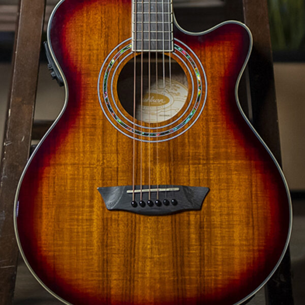 Washburn EA55G-A Cutaway Acoustic/Electric - Koa Burst