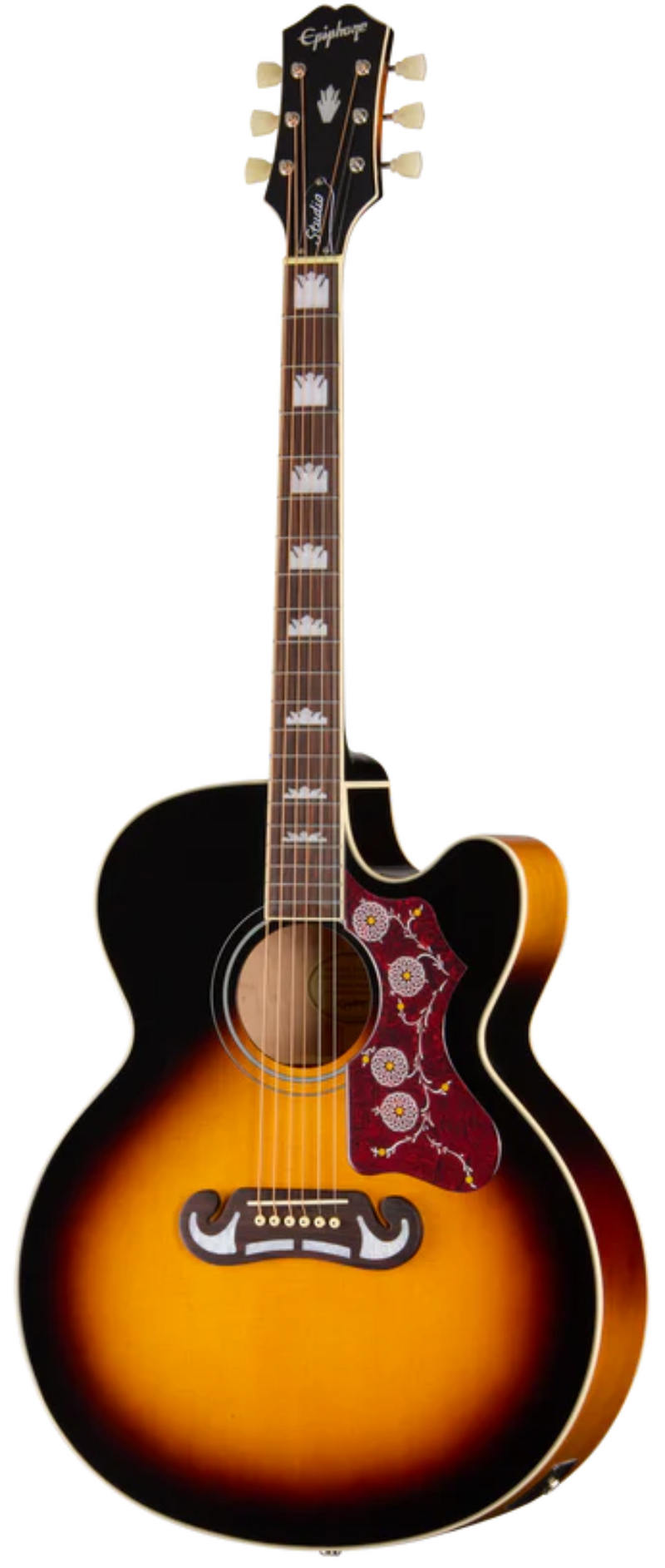 Epiphone J-200EC Studio - Vintage Sunburst