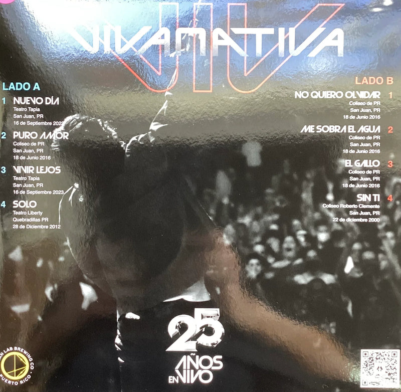 Viva Nativa - 25 Años en Vivo Autographed Vinyl