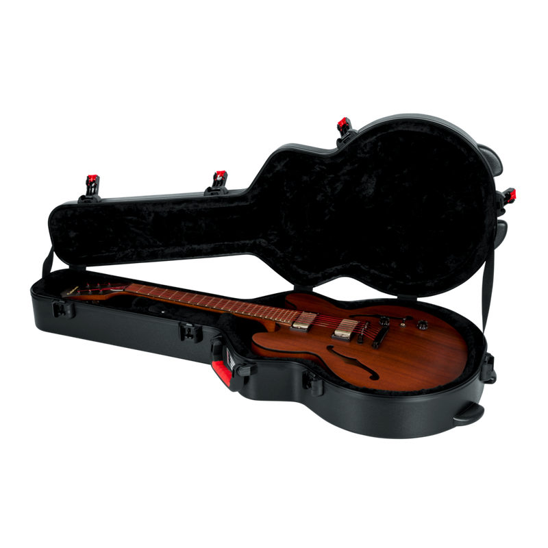 Gator ATA Molded Guitar Case with TSA Latches for Semi-Hollowbody Guitars