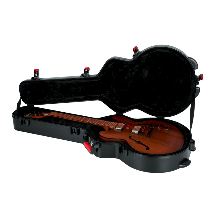 Gator ATA Molded Guitar Case with TSA Latches for Semi-Hollowbody Guitars