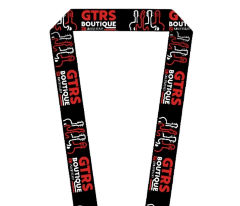 Guitars Boutique 15th Anniversary Logo Lanyard