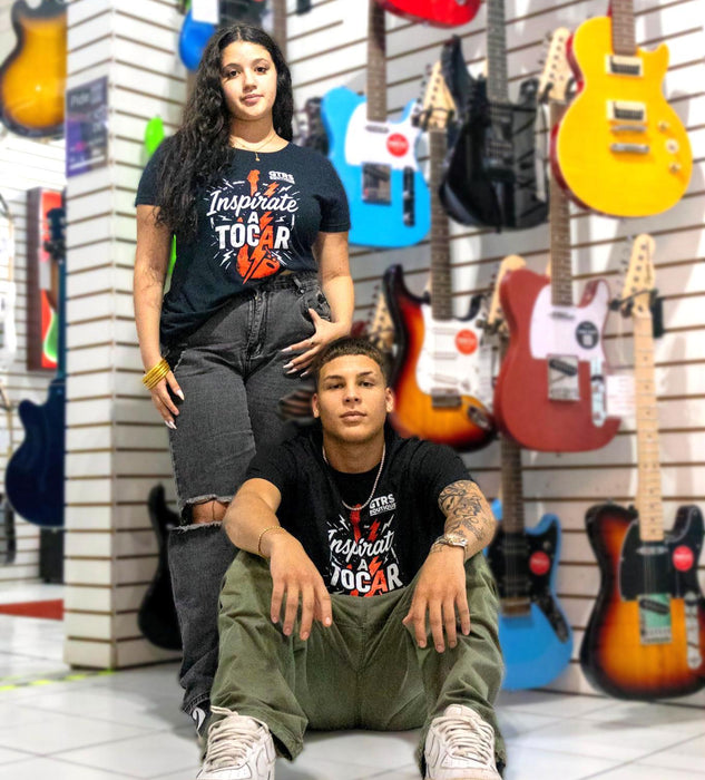 Official Guitars Boutique T-Shirt "Inspirate a Tocar" - Ladies