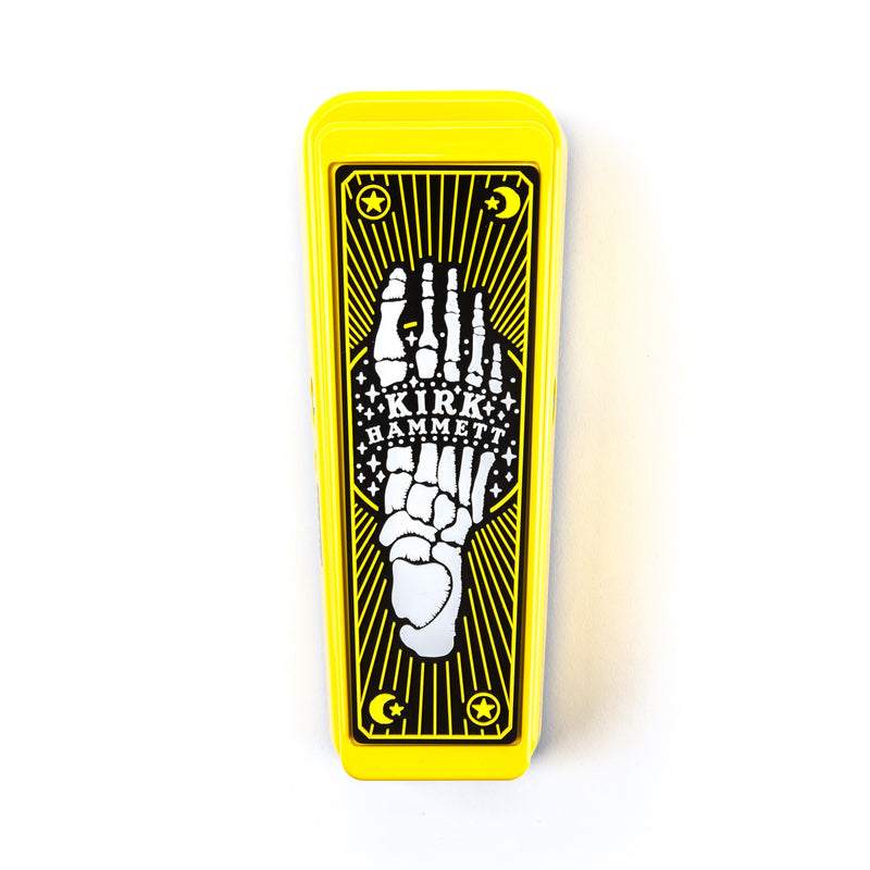 Dunlop Kirk Hammett Signature Cry Baby Wah - Yellow Sparkle