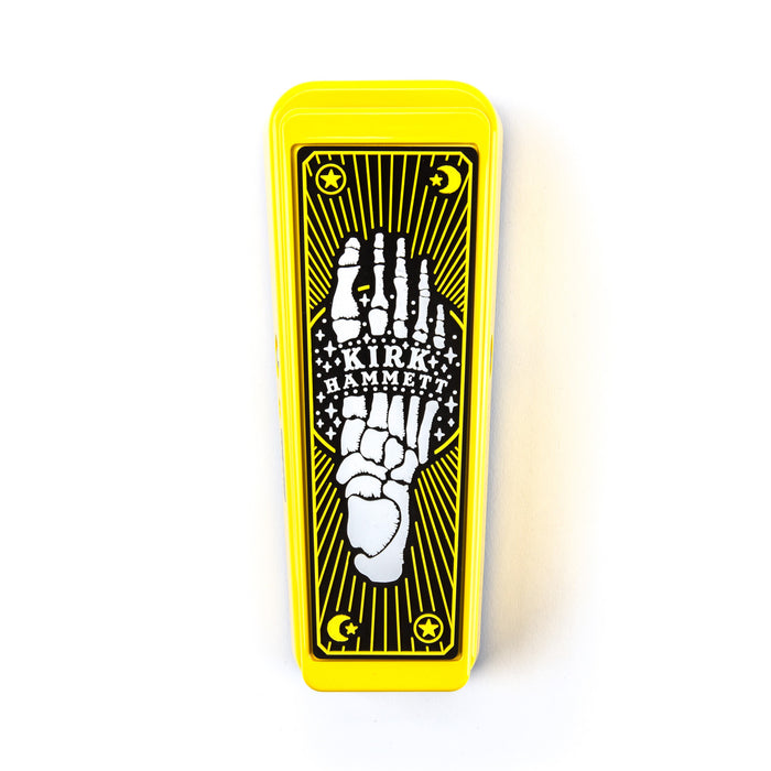 Dunlop Kirk Hammett Signature Cry Baby Wah - Yellow Sparkle