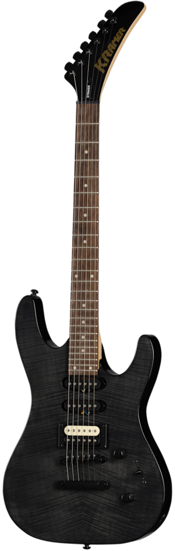 Kramer Striker Figured HSS - Transparent Black