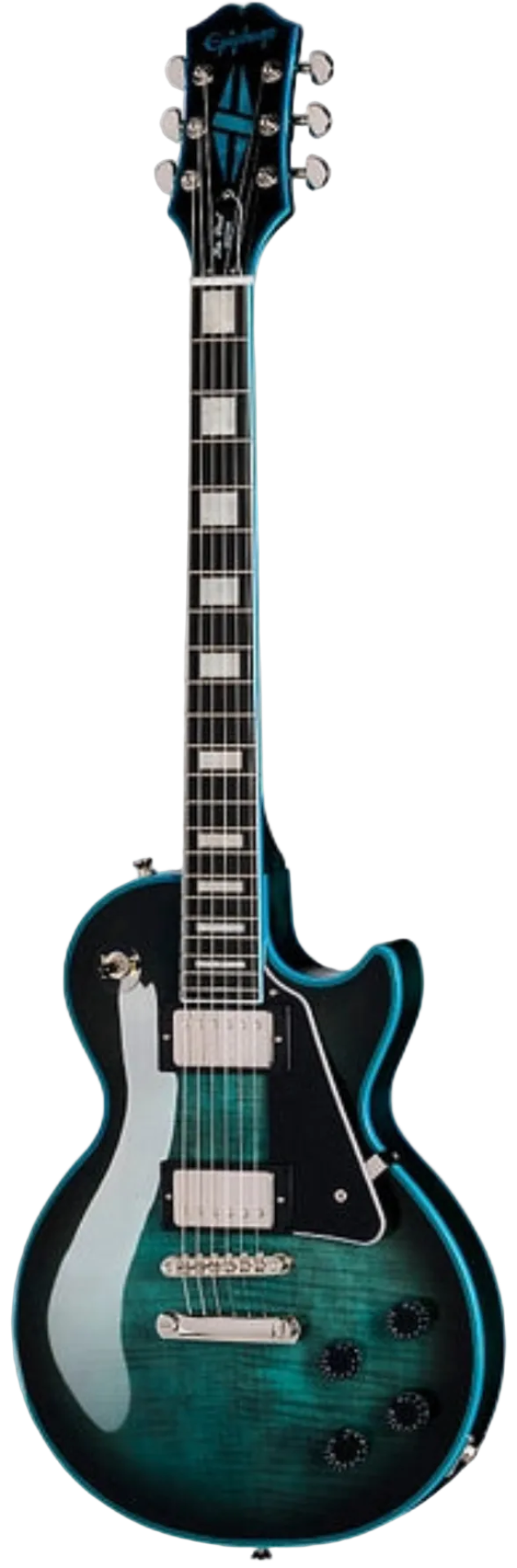 Epiphone Les Paul Custom Widow - Indigo Burst