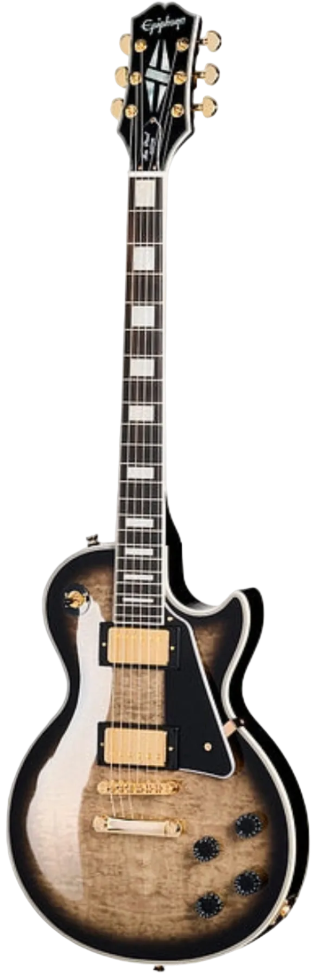 Epiphone Les Paul Custom Quilt - Cobra Burst