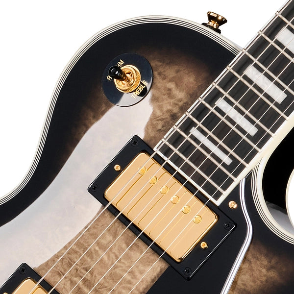 Epiphone Les Paul Custom Quilt - Cobra Burst