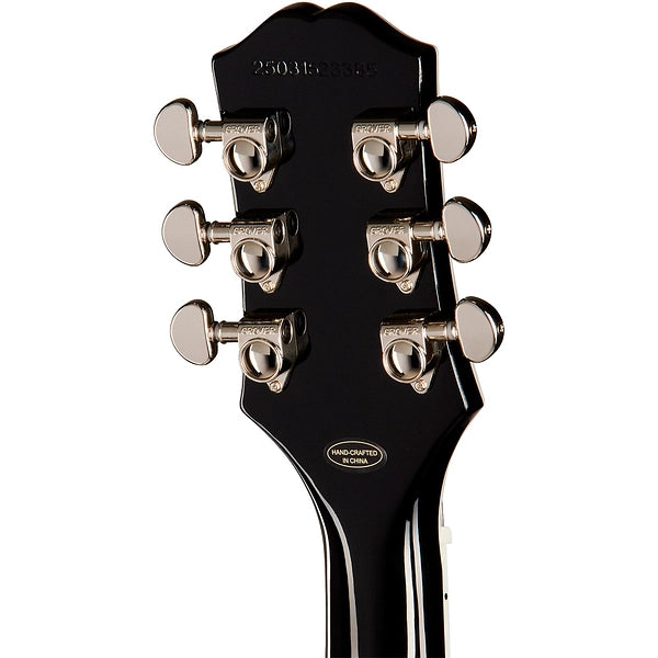 Epiphone Bats in Flight Les Paul Custom Quilt - Dark Purple Burst