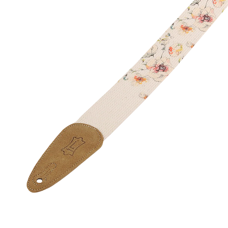 Levys Cotton Guitar Strap - Floral