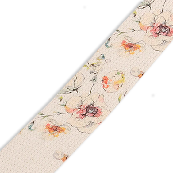 Levys Cotton Guitar Strap - Floral