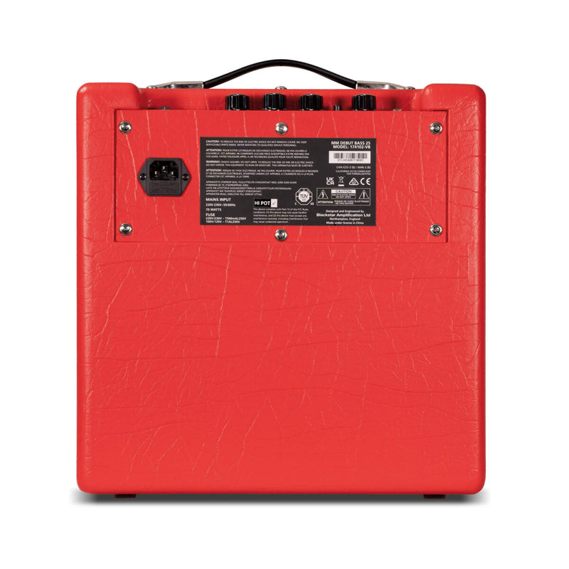Blackstar Debut Bass 25 Marco Mendoza Signature Bass Combo - Red