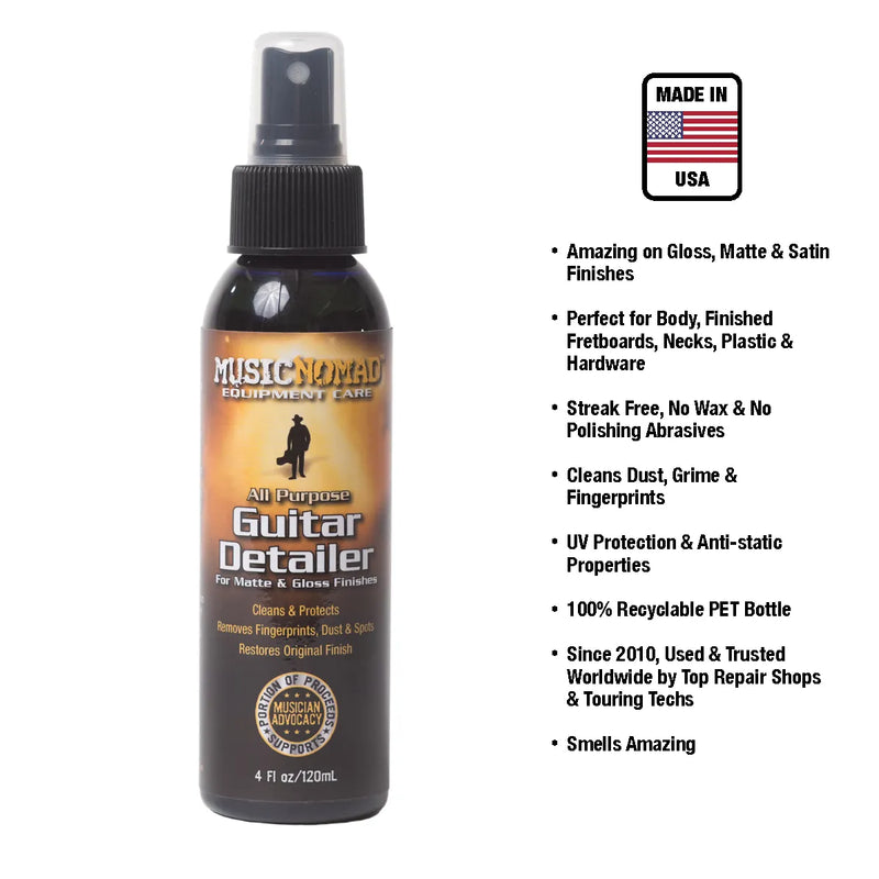 Music Nomad Guitar Detailer for Matte and Gloss 4oz