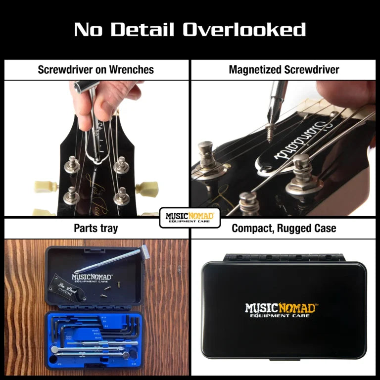 Music Nomad Premium Guitar Tech Truss Rod Wrench Set - 11 pcs.