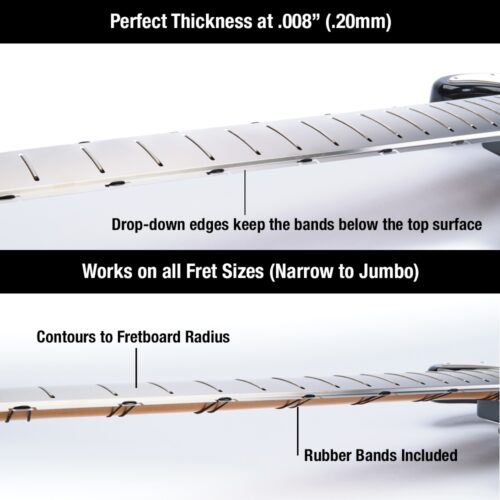 Music Nomad Fret Shield Fretboard Protector Guard - 34-inch Bass Guitar