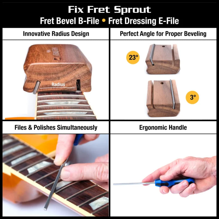 Music Nomad Premium Guitar Tech Fret Tool 18-piece Set