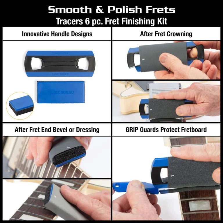 Music Nomad Premium Guitar Tech Fret Tool 18-piece Set